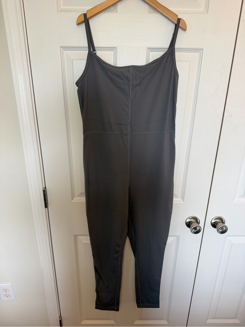 KUT Active Butter Knit Black Unitard Jumpsuit Size L